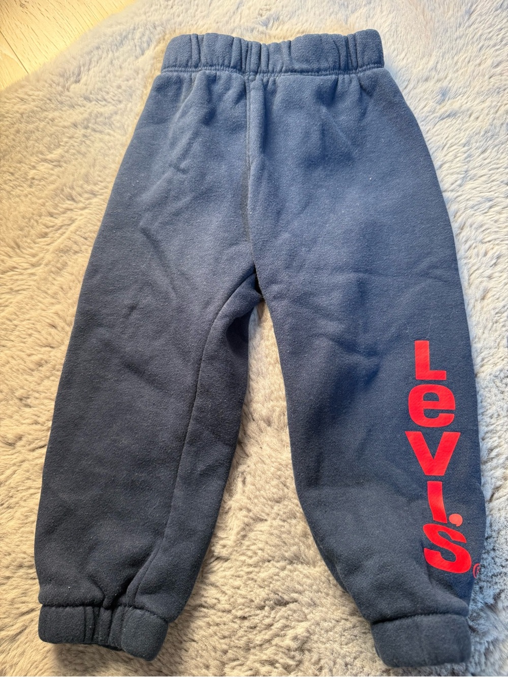 Levi's Navy Sweatpants with Red Side Logo